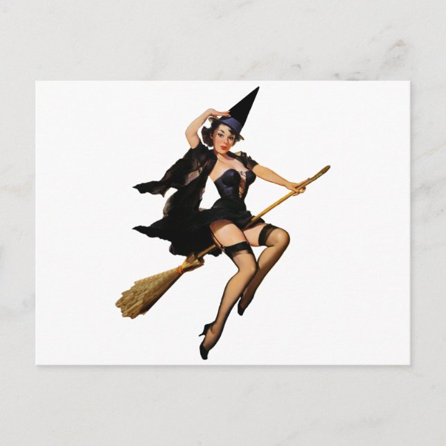 Postal Witch Pin-Up (Anverso)