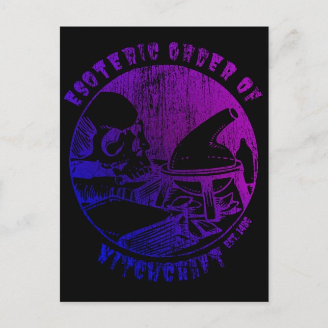 Postal Witchcraft Magic Order Occult Witch Alchemist (Anverso)