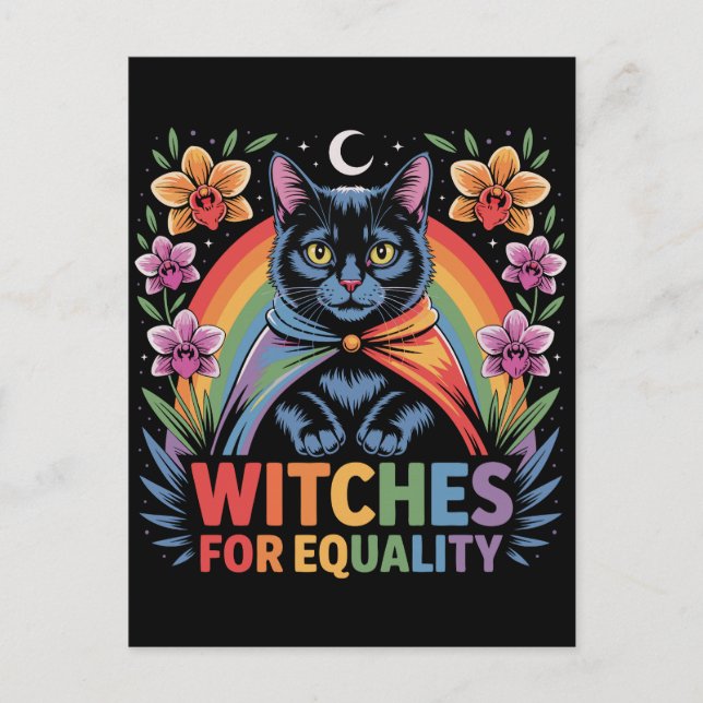 Postal Witches For Equality Feminist (Anverso)