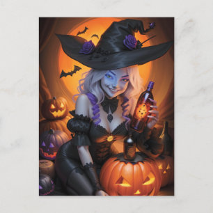 Postal Witchy Halloween
