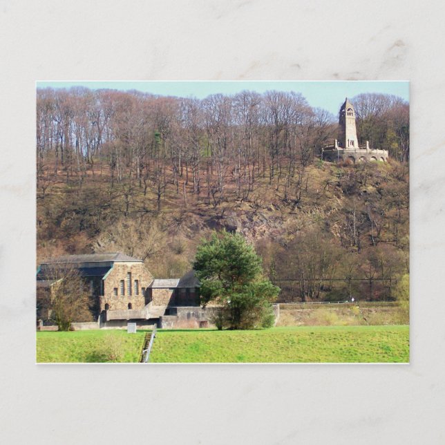 Postal Witten Berger-Denkmal Wasserkraftwerk (Anverso)