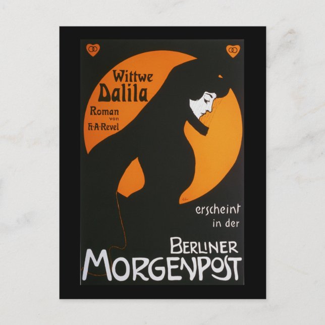 Postal Wittwe Dalila Berliner Morgenpost (Anverso)