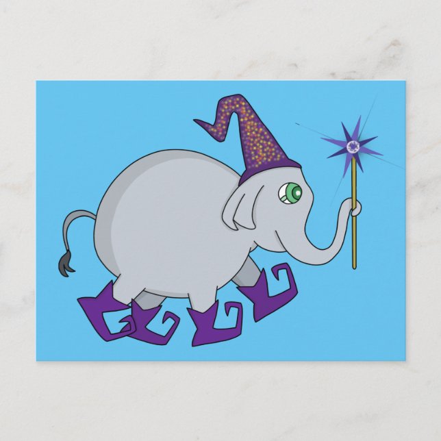 Postal Wizard Elephant (Anverso)