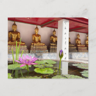 Postal wo buddha lotus