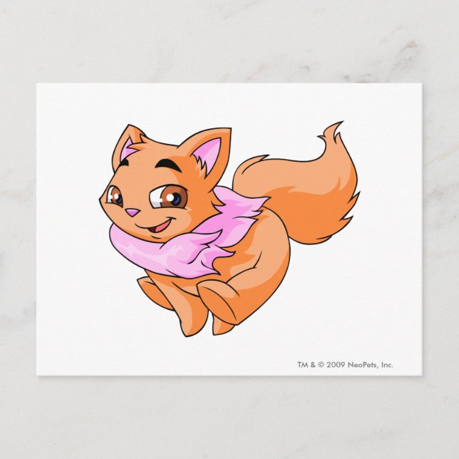 Postal Wocky Naranja (Anverso)