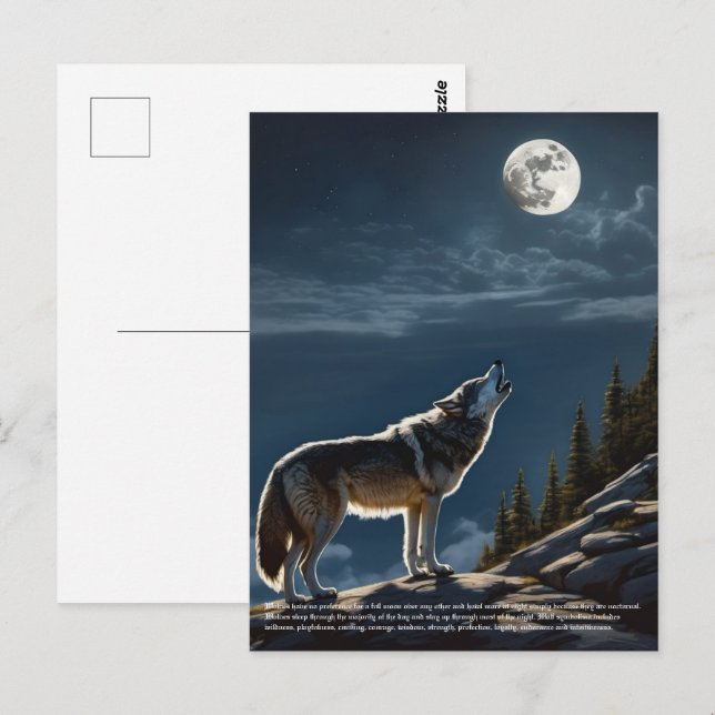 Postal Wolf (Anverso / Reverso)