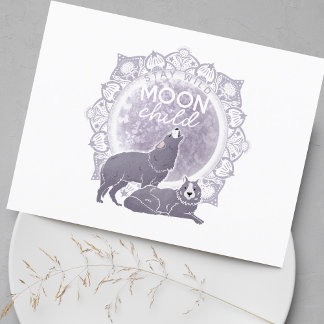 Postal Wolf Full Moon