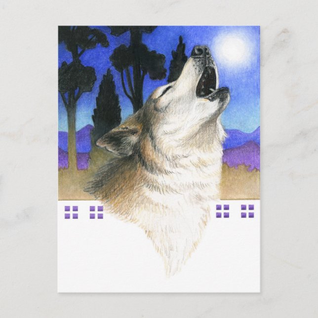 Postal Wolf Howl (Anverso)