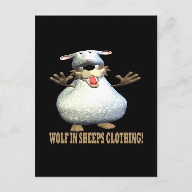 Postal Wolf In Sheeps Clothing (Anverso)