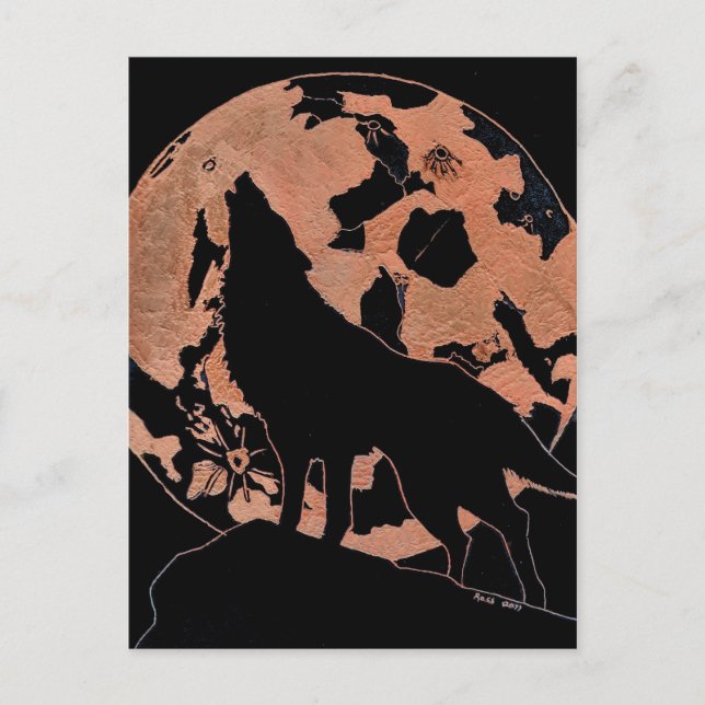 Postal Wolf Moon (Anverso)