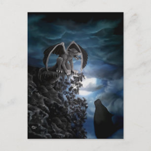 Postal Wolf Moon - Wolf con Golem