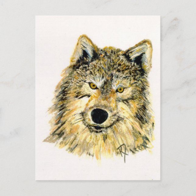 Postal Wolf Postcard (Anverso)