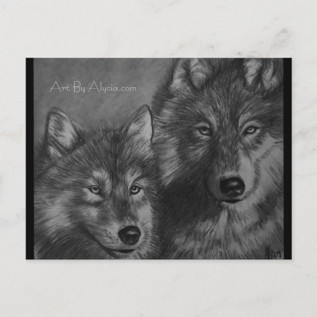 Postal Wolf Postcard (Anverso)