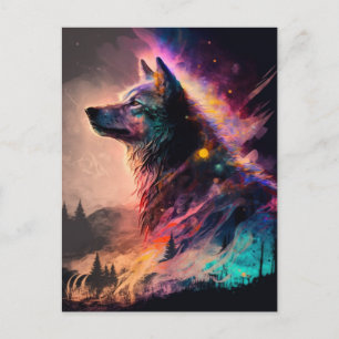 Postal Wolf Surreal Fantasy