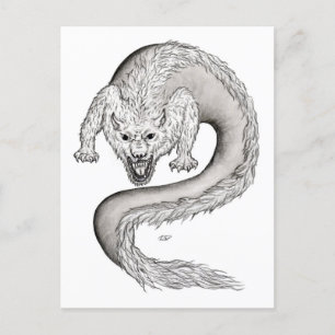 Postal Wolfdragon , Wolf y Dragon, mixcriatura