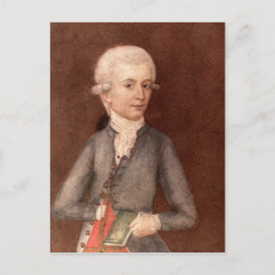 Postal Wolfgang Amadeus Mozart, c.1780