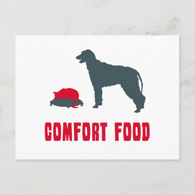 Postal Wolfhound irlandés (Anverso)