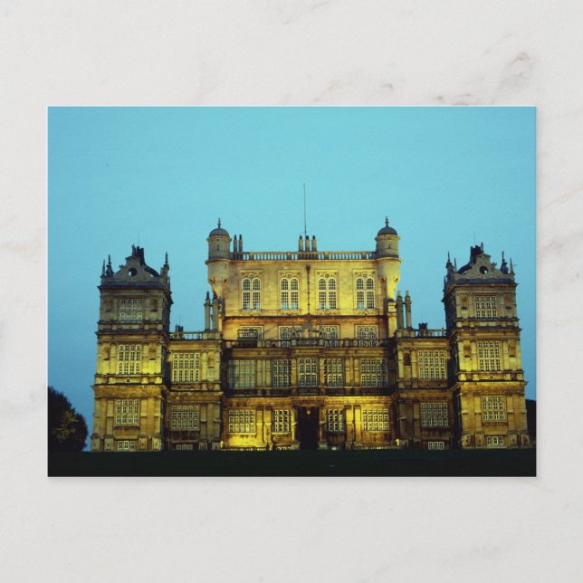 Postal Wollaton Hall, Nottingham, Inglaterra, Reino Unido (Anverso)