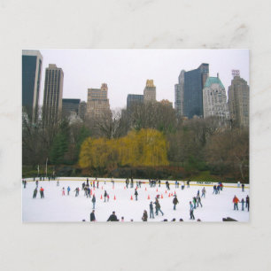 Postal Wollman Ice Rink Central Park NYC Nueva York