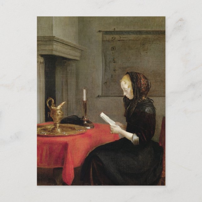 Postal Woman Reading, c.1662 (Anverso)