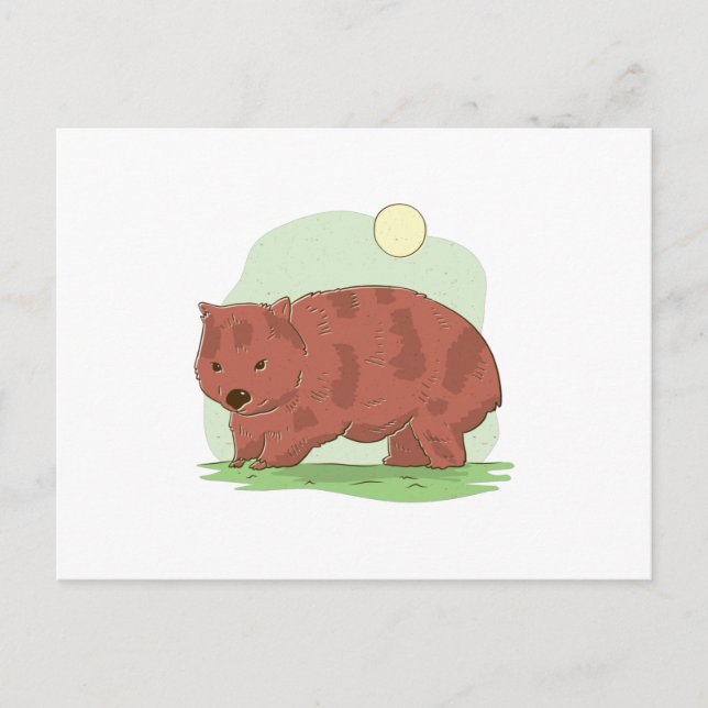 Postal Wombat (Anverso)