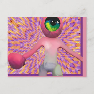 Postal Wombo Ve la Luz Pop Surrealismo