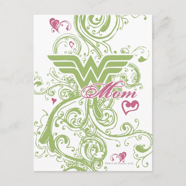 Postal Wonder Mom Swirls (Anverso)
