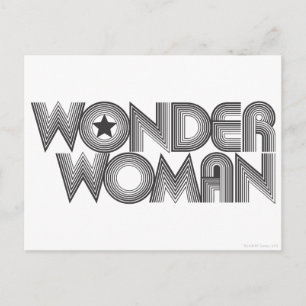Postal Wonder Woman B&W Logo 3