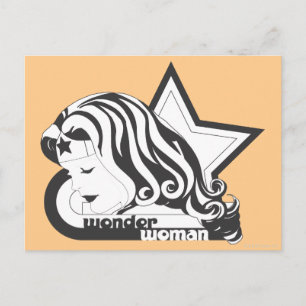 Postal Wonder Woman B&W Star
