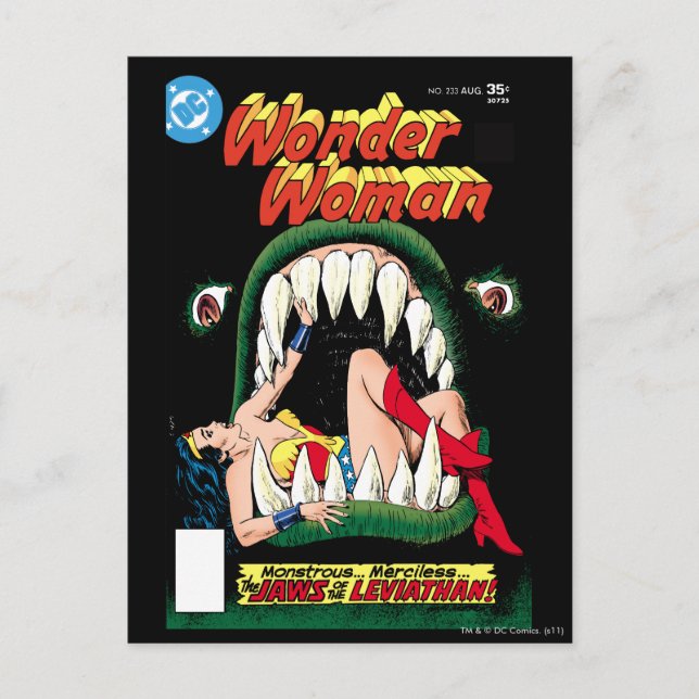 Postal Wonder Woman Jaws (Anverso)