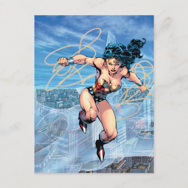 Postal Wonder Woman Trinity Comic Cover #16 (Anverso)