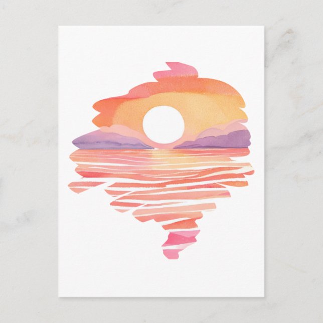 Postal Wonderful Sunset (Anverso)