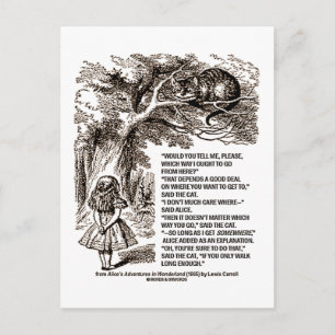 Postal Wonderland ¿Cómo Debería Ir A Cita?