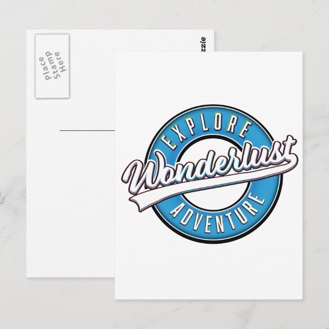 Postal Wonderlust Explora Aventura (Anverso / Reverso)