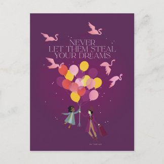 Postal Wonka "Nunca Dejes que te Roben tus Sueños"
