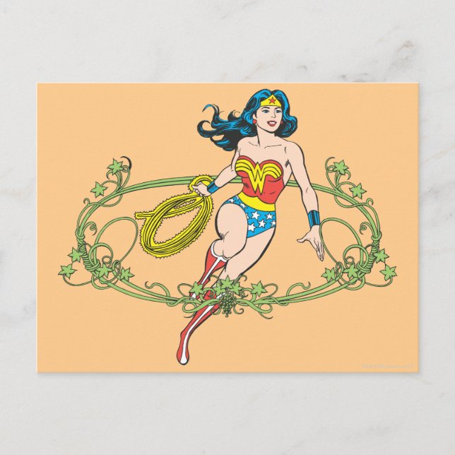 Postal Wonman Green Vines (Anverso)