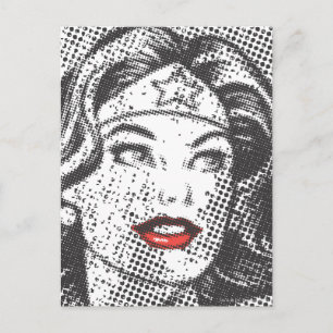 Postal Wonoman Red Lips