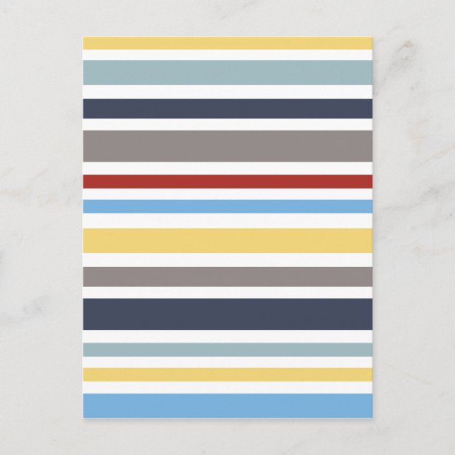 Postal wonz stripes nautical By Shirt to Design (Anverso)