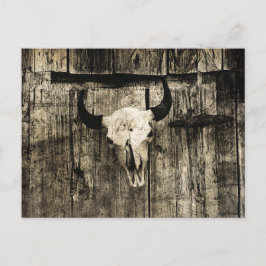 Postal Wood Barn Sepia Rustic Vintage