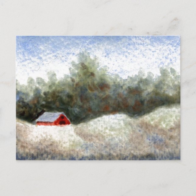 Postal "Wooden Shed" (Anverso)