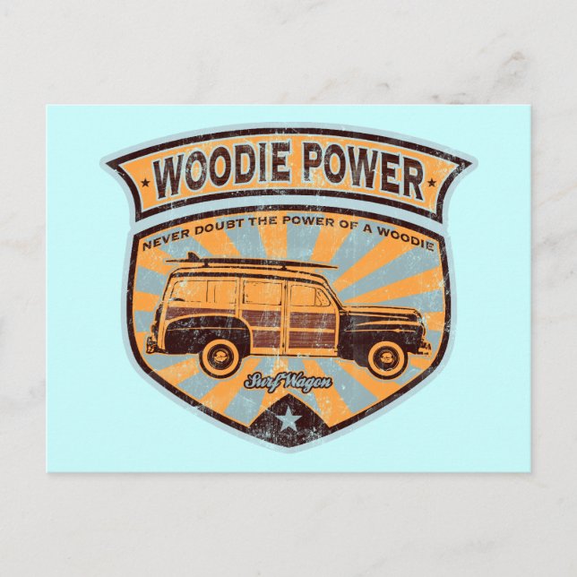 Postal Woodie Wagon (Anverso)