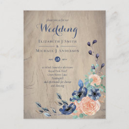 Postal Woodland, Boda de Coral y Azul de la Armada Presup