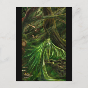 Postal Woodland Green - Postcard