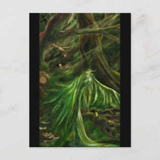 Postal Woodland Green - Postcard