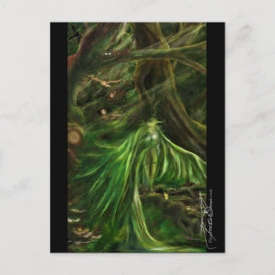 Postal Woodland Green - Postcard