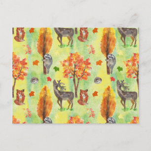 Postal Woodland Watercolor
