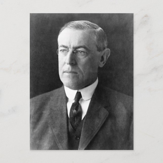 Postal Woodrow Wilson (Anverso)