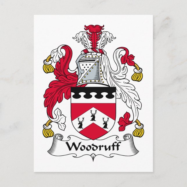Postal Woodruff Family Crest (Anverso)