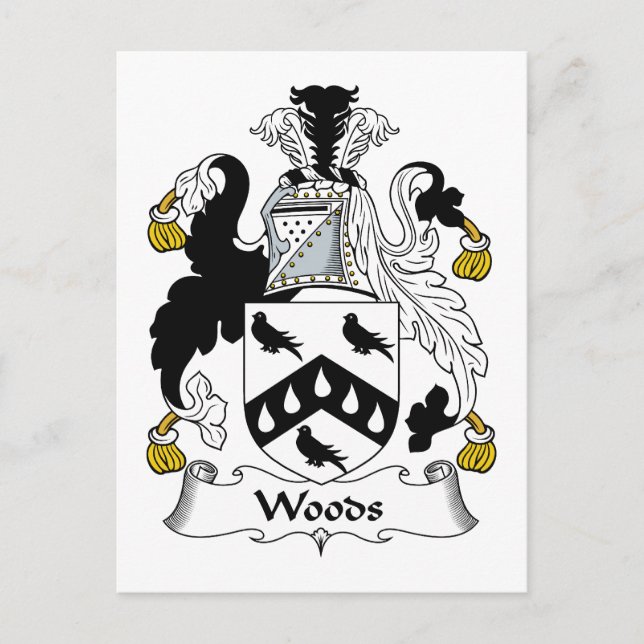 Postal Woods Family Crest (Anverso)