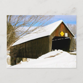 Postal Woodstock, puente cubierto VT